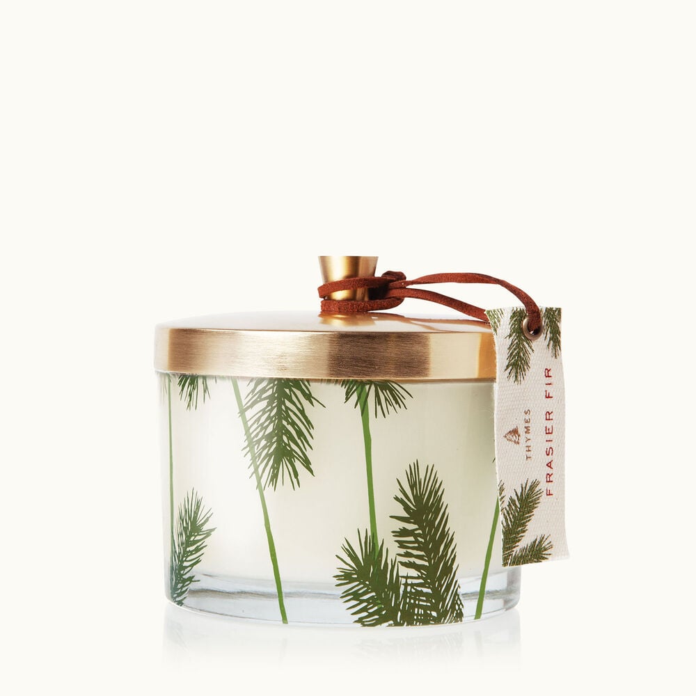 Thymes Frasier Fir Heritage 3-wick Pine Needle Candle is a Christmas Candle image number 0